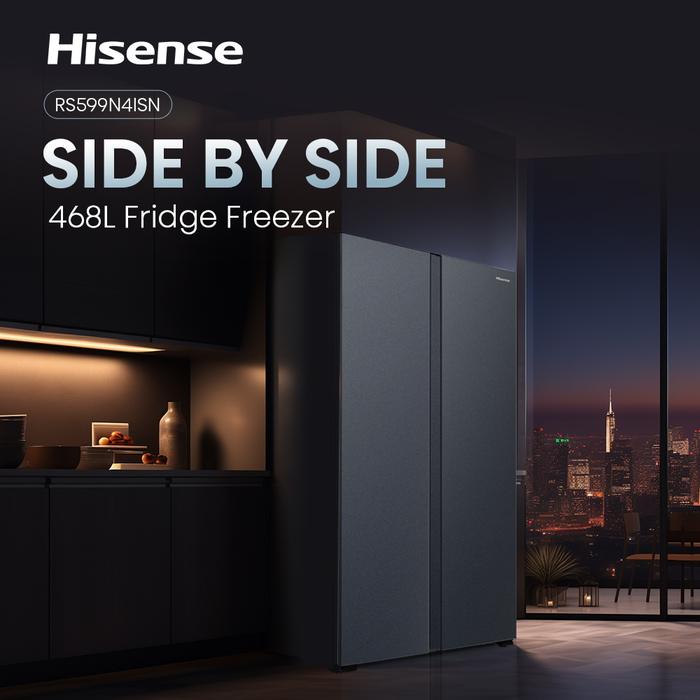 Hisense Kulkas Side by Side RS599N4ISN