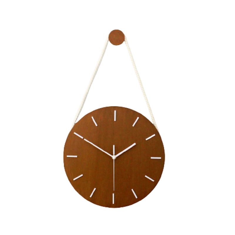 Jam Dinding Kayu Gantung 1
