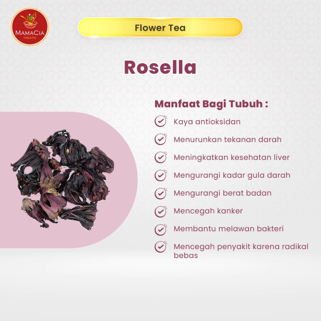 Mamacia Treats Teh Bunga Rosella 