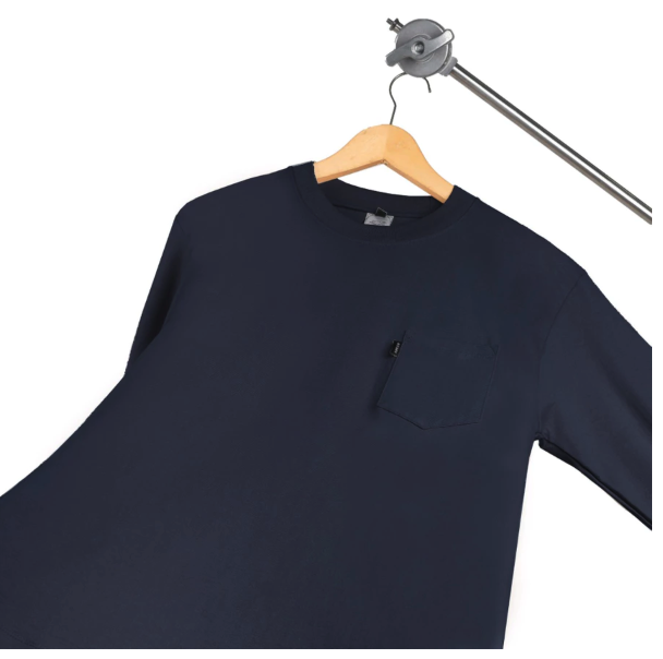  OTSKY Kaos Pria Lengan Panjang Pocket