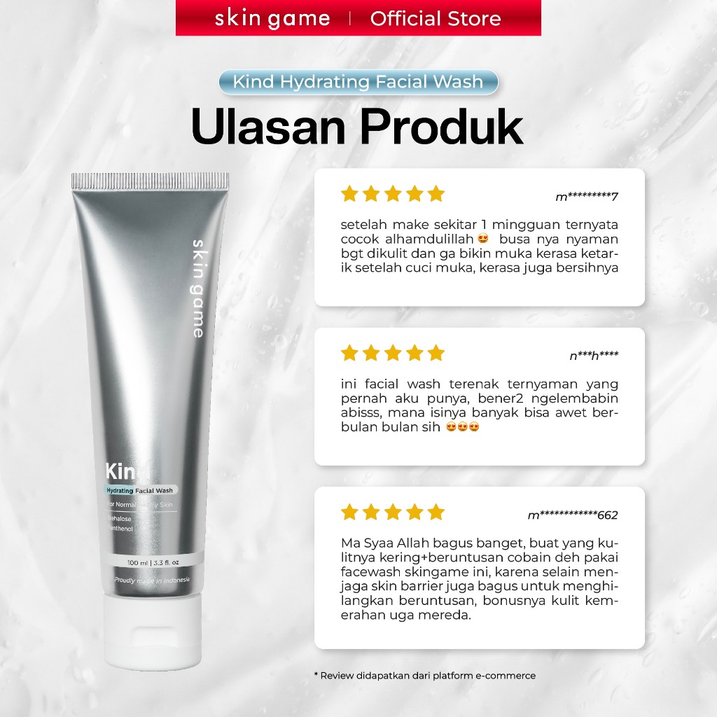 Skin Game Kind Hydrating Facial Wash 5