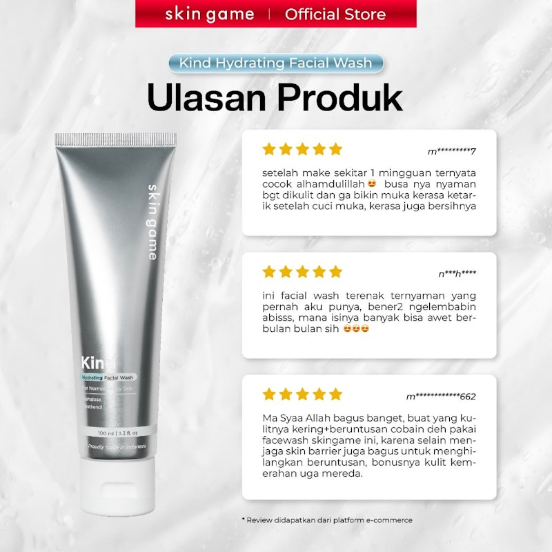 Skin Game Kind Hydrating Facial Wash 5