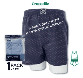 Sinta Pertiwi Crocodile Boxer Short Motif Original