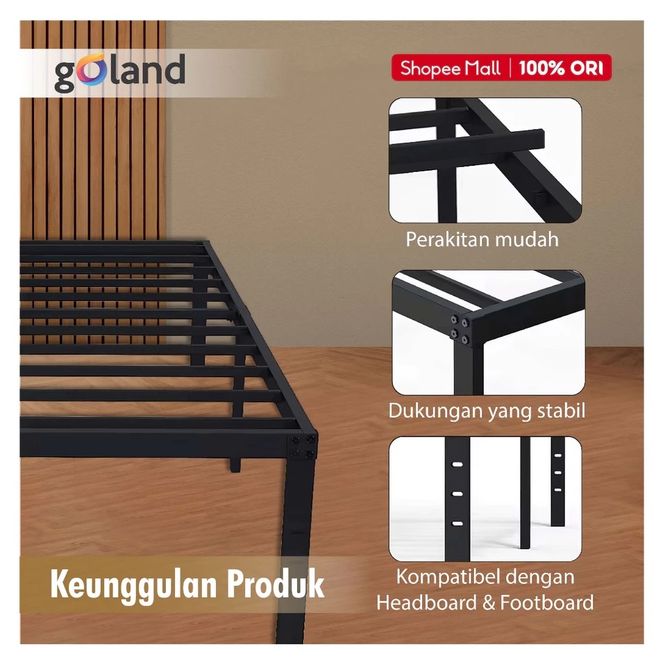 Sinar Raja Indonesia Goland Dipan Besi Minimalis