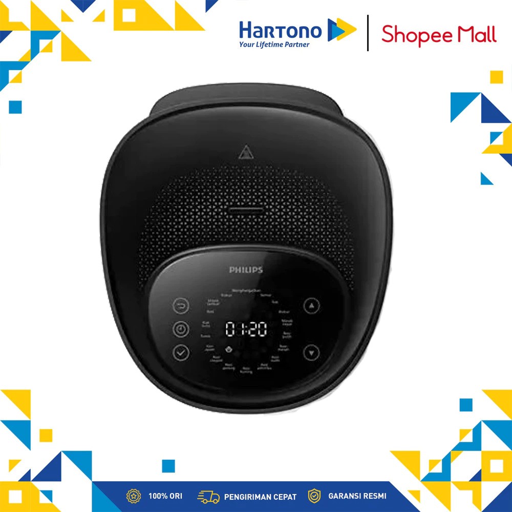 Philips Electronics Philips Digital Rice Cooker 5000 Series  HD4539/30 Black