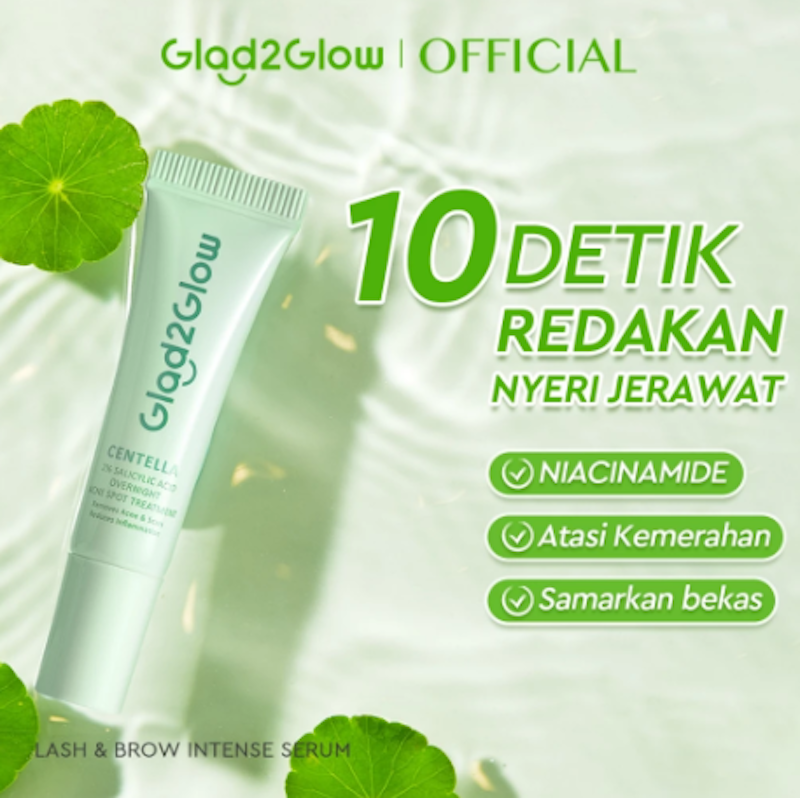 Glad2Glow Centella Salicylic Acid Overnight Acne Spot Treatment 2