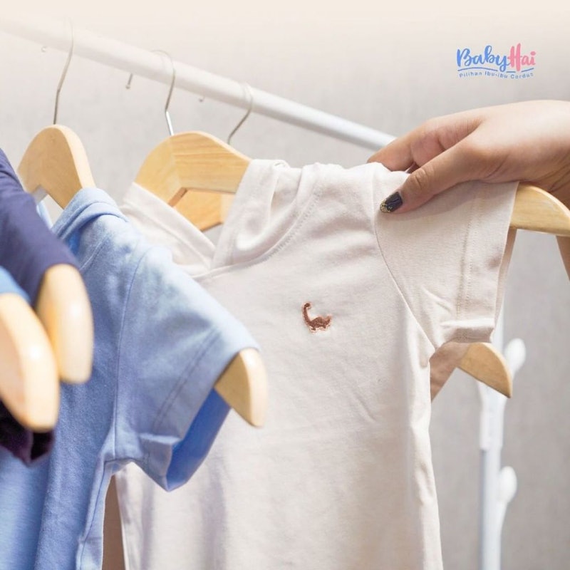 Baby Hai Iris Set Hoodie Seri Cokelat 5