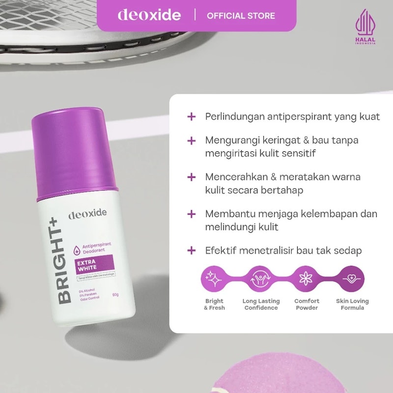 Deoxide Antiperspirant Deodorant BRIGHT+ 2