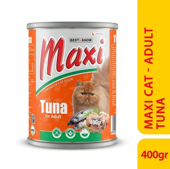 BIS Foods Indonesia Best in Show Maxi Premium Cat Food Tuna for Adult 400 gram