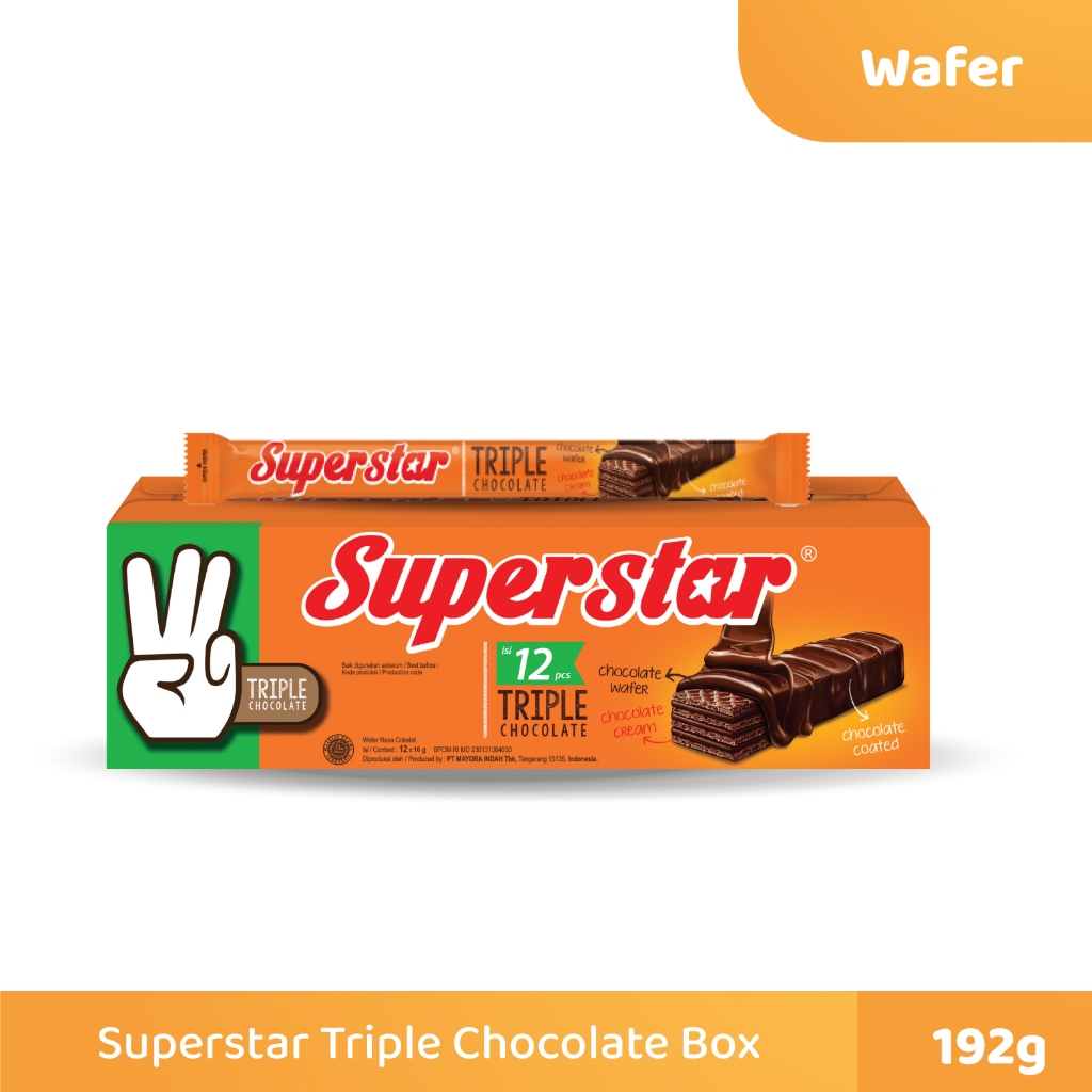 Mayora Superstar Triple Chocolate