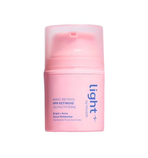 Wardah ｜ Light+ HPR Retinoid Bright + Acne Serum Moisturizer