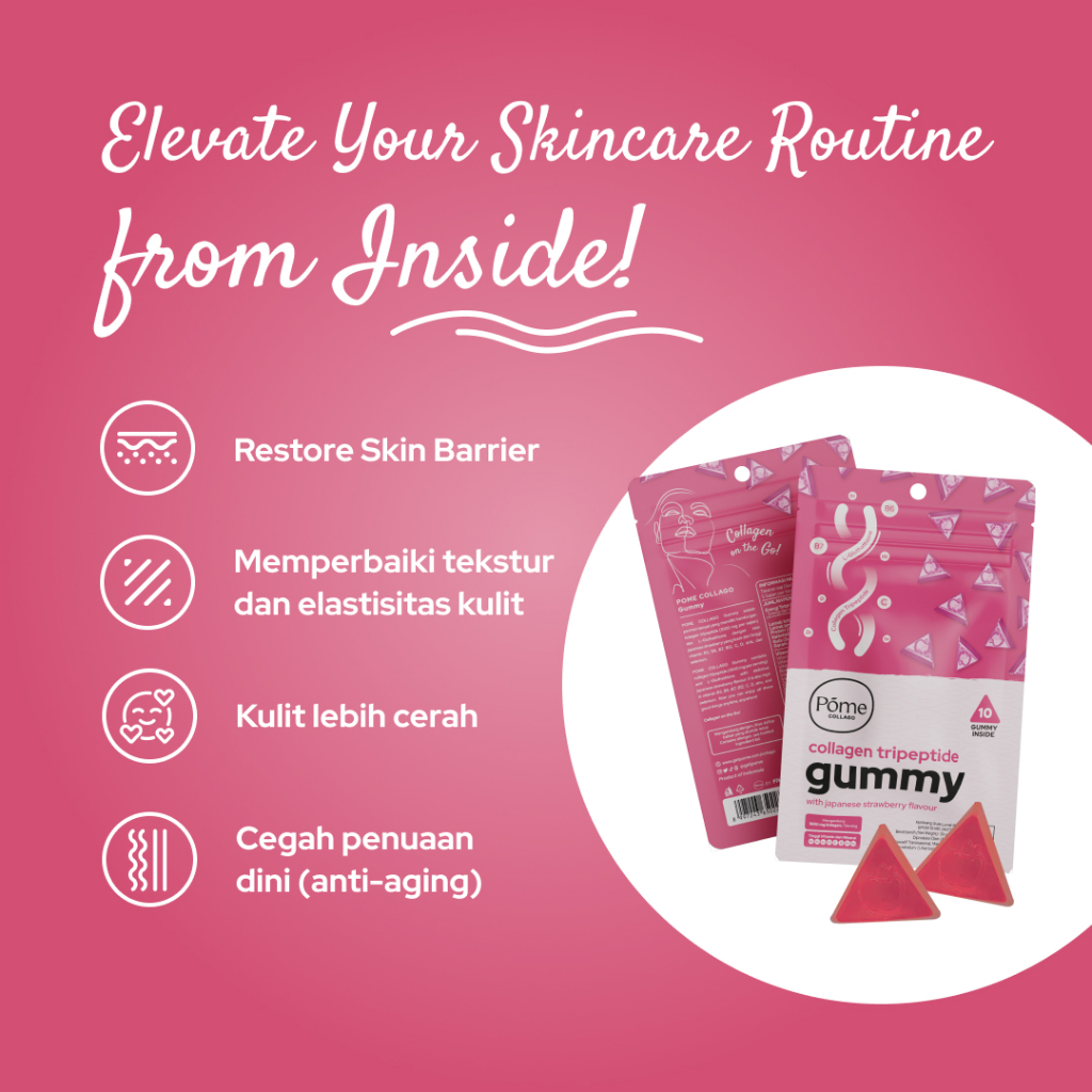 Pōme Collago Collagen Tripeptide Gummy 3