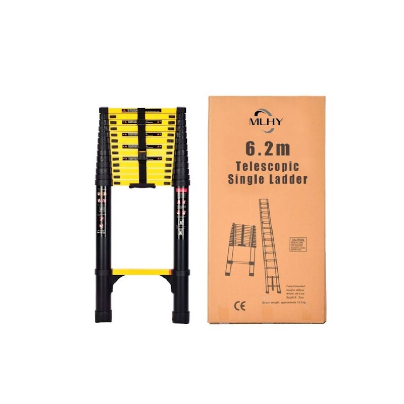 MLHY Single Telescopic Ladder 6.2M 1