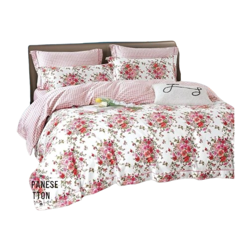 Fortuna Indah Bedcover Set Katun Jepang Pigment 180x200