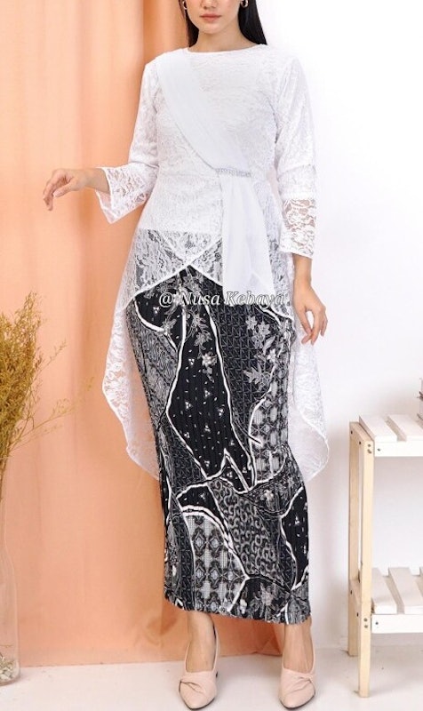 Nusa Kebaya Setelan Kebaya Tunik Brukat Soraya 5