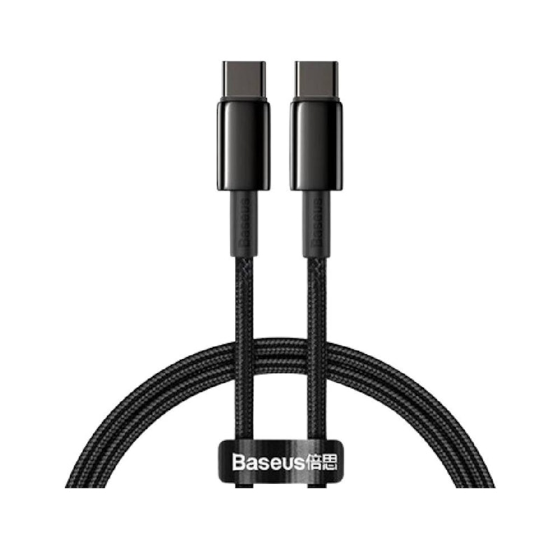 Baseus Tungsten Gold Fast Charging Data Cable Type-C to Type-C 1