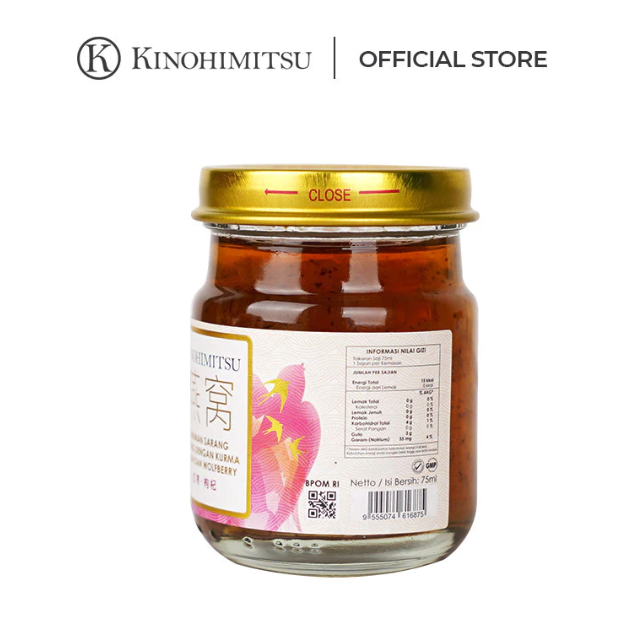 Happy Healthy Kinohimitsu Minuman Sarang Burung Walet dengan Kurma Merah dan Wolfberry