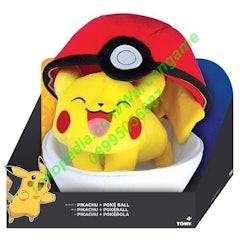 Pokémon Zipper Poké Ball Plush: Poké Ball and Pikachu