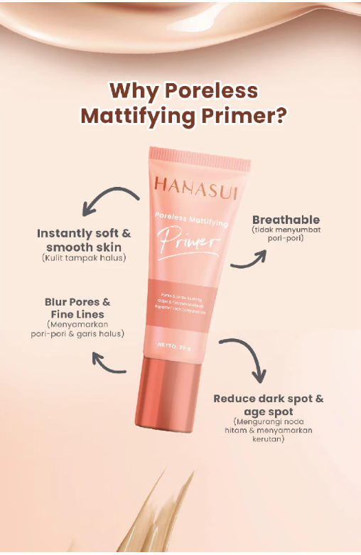 Eka Jaya Internasional Hanasui Poreless Mattifying Primer