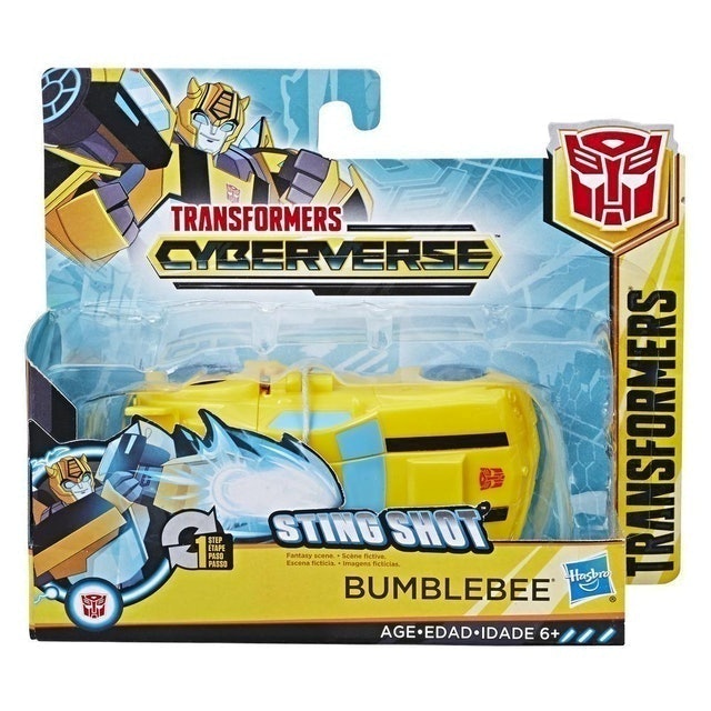 Transformers Cyberverse Action Attackers: 1-Step Changer Bumblebee Action Figure Toy 3