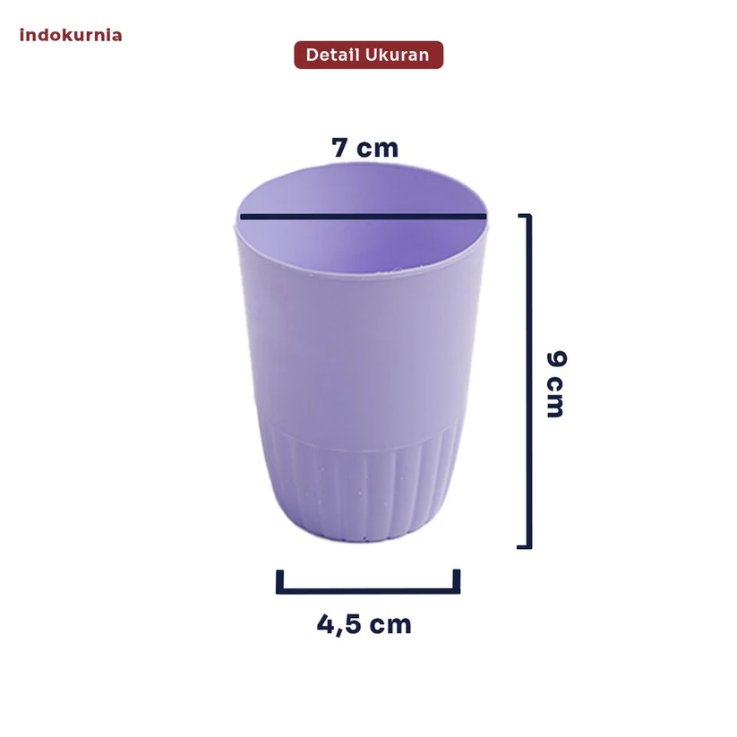 Indokurnia Gelas HS 235 ml Pastel 4