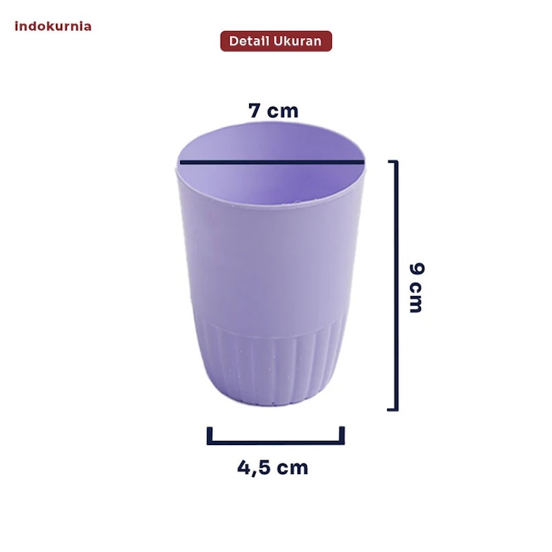 Indokurnia Gelas HS 235 ml Pastel 4