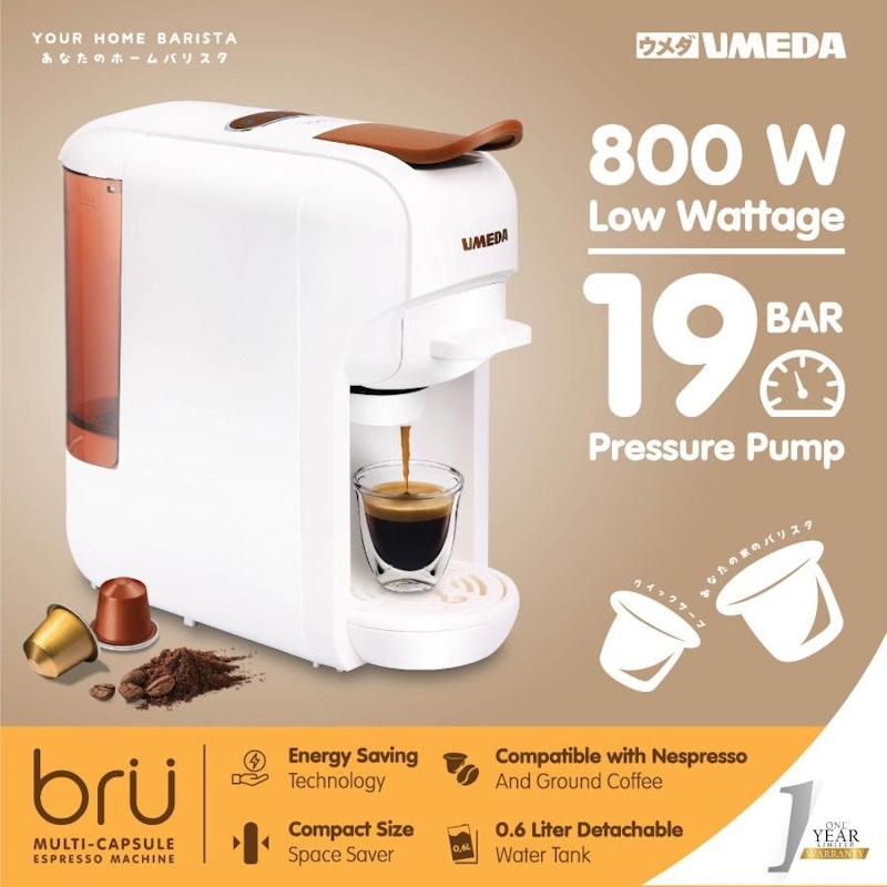 UMEDA brü Multi-Capsule Espresso Machine 2