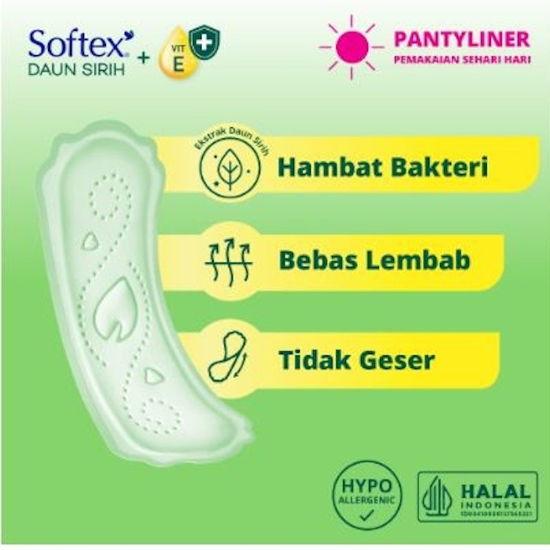 Pantyliner Daun Sirih + Vitamin E 3
