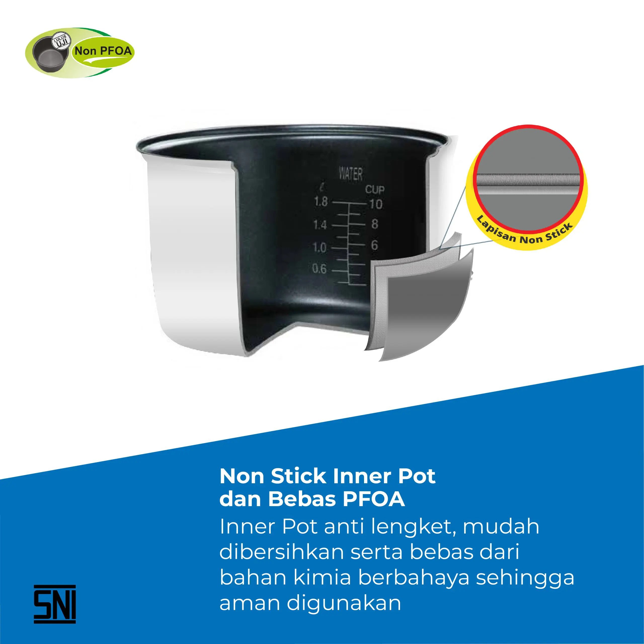 Kencana Gemilang Miyako Magic Warmer Plus  MCM-606 A