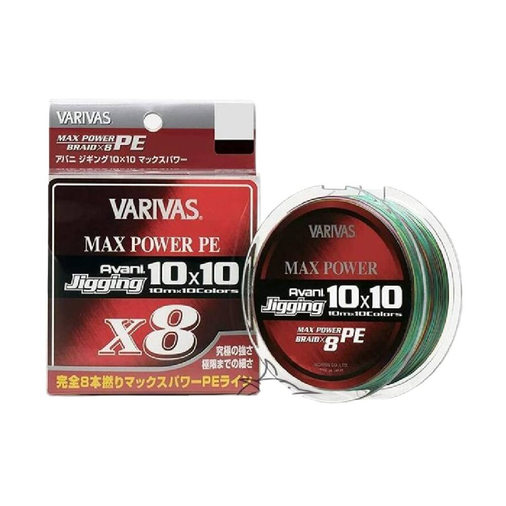 Varivas Fishing Avani Jigging 10×10 Max Power PE X8 200M 1