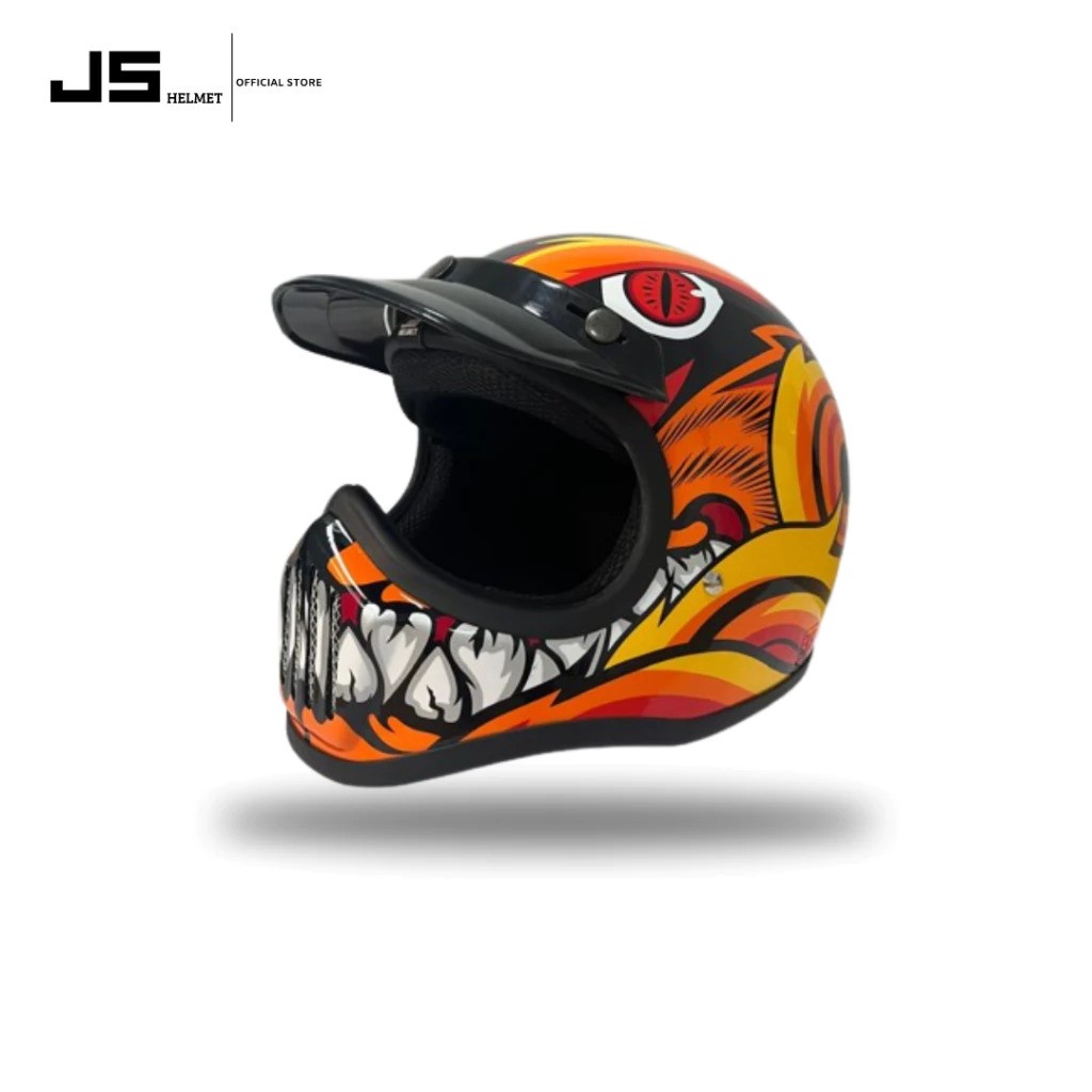 Mega Karya Mandir JS HELMET J.Steady Helm Cakil Motif Animo