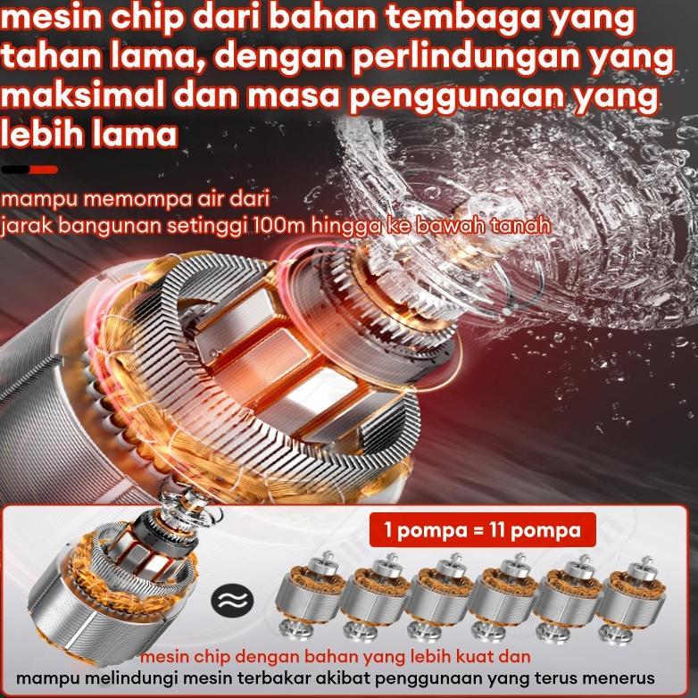 Indoteknik Dotcom Gemilang Reaim Pompa Air Satelit 3 Inch 0.75HP