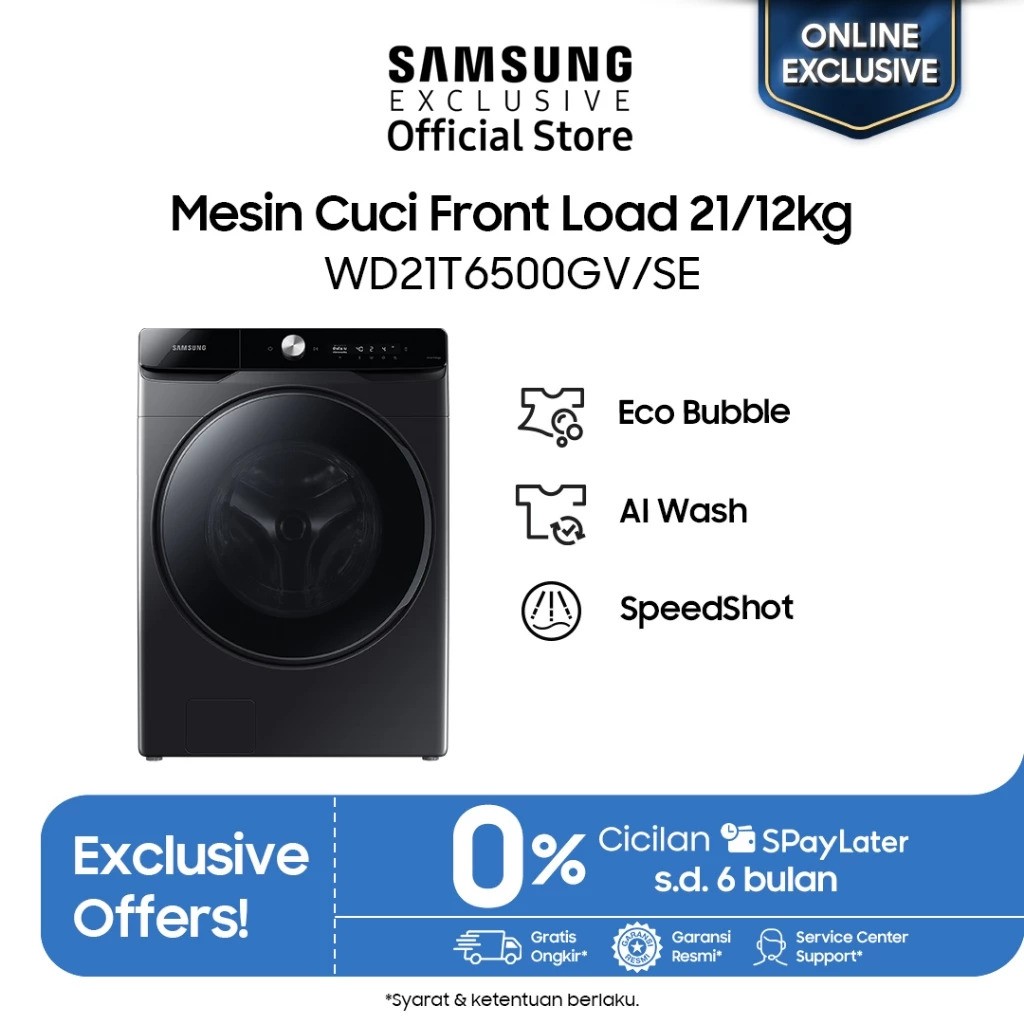 Front-load Laundry Combo Ecobubble™ 21 kg + 12 kg 2