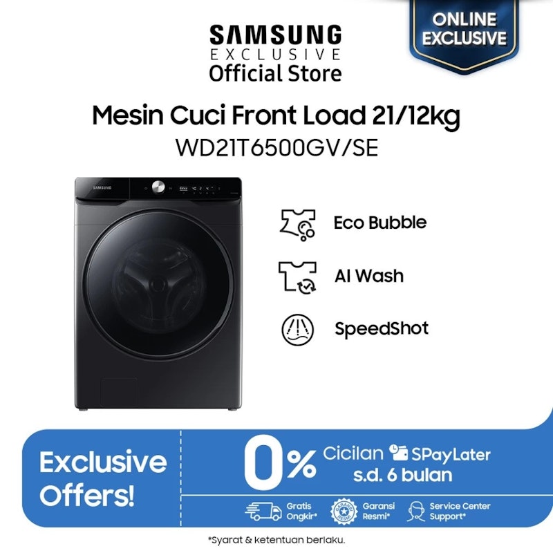Front-load Laundry Combo Ecobubble™ 21 kg + 12 kg 2
