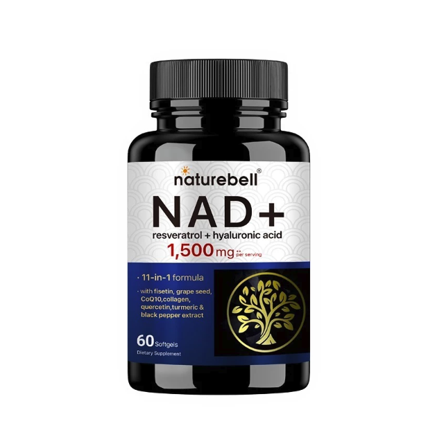 NatureBell NAD+ Resveratrol + Hyaluronic Acid 1500mg 