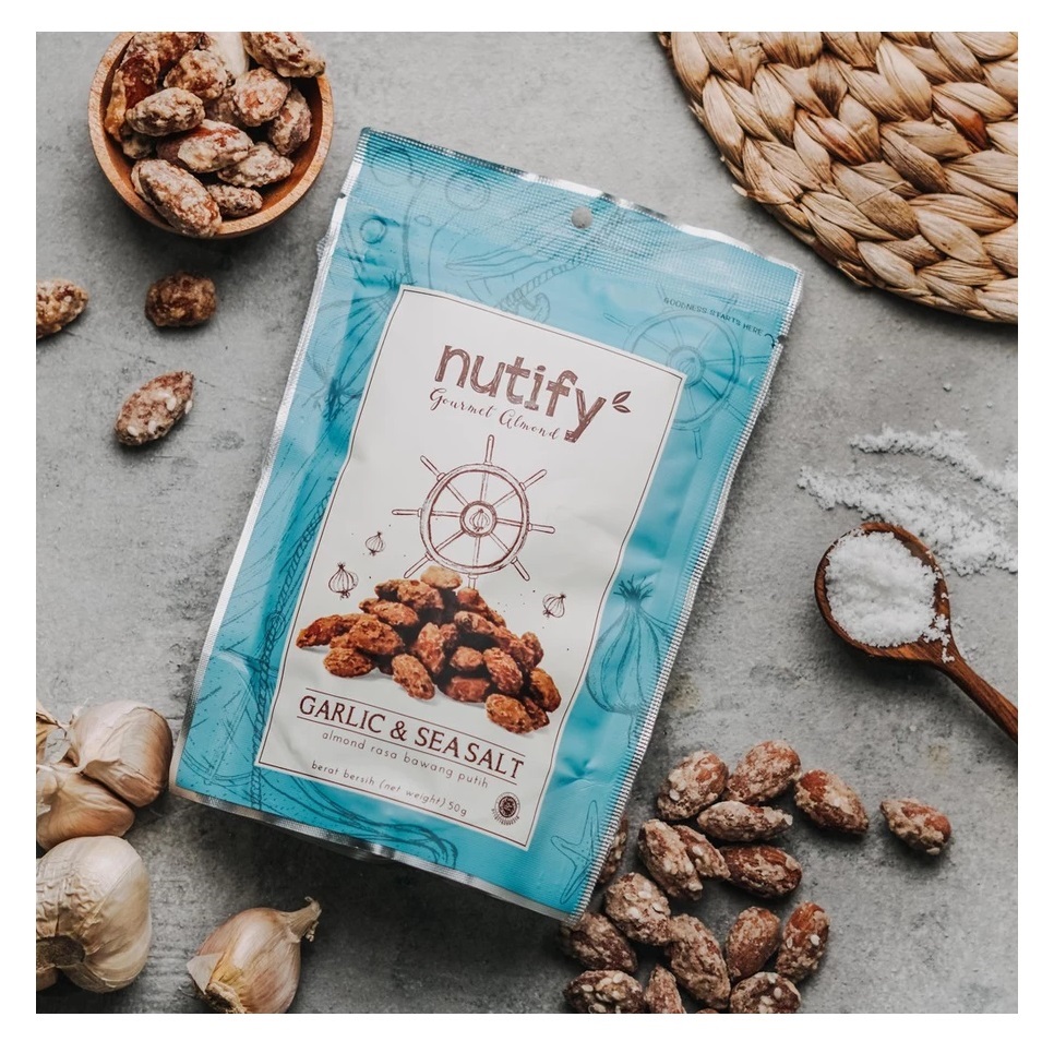 Nutify Gourmet Almond Garlic & Seasalt