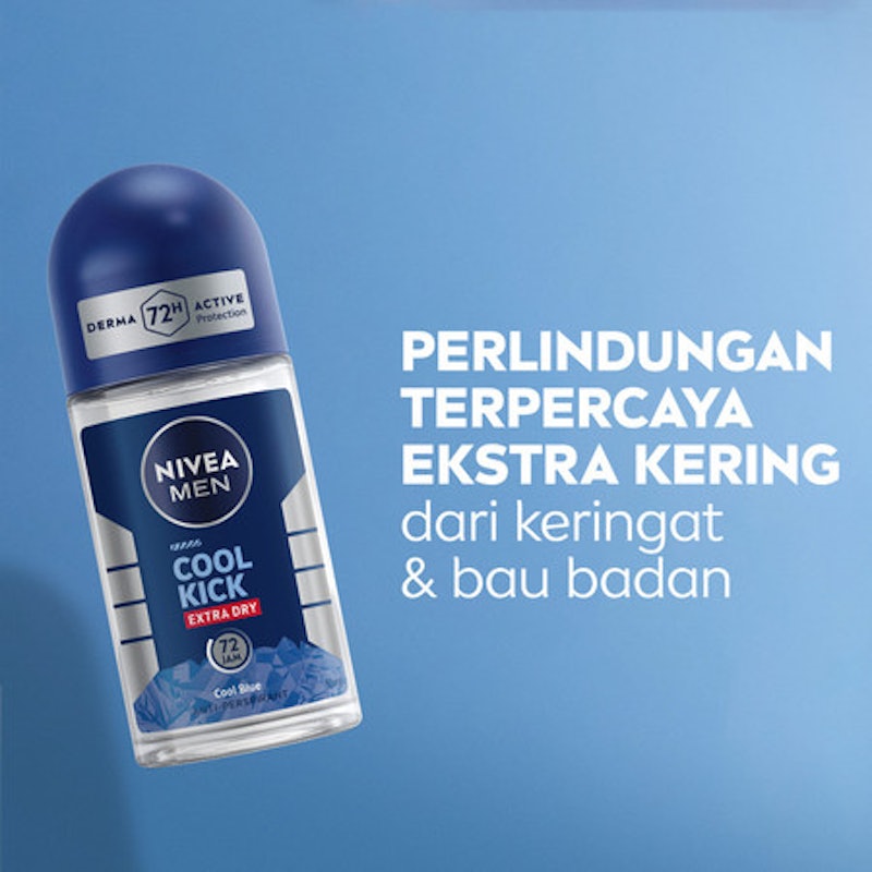 Nivea Men Cool Kick Cool Blue Deodorant Roll-On 4