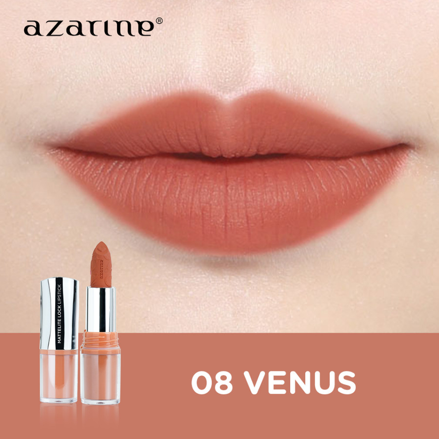 Wahana Kosmetika Indonesia Azarine® Mattelite Lock Lipstick 08 Venus
