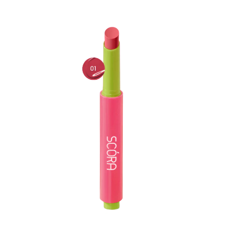 SCORA Bloop Pop Gloss Balm 01 Mapple Drizzle