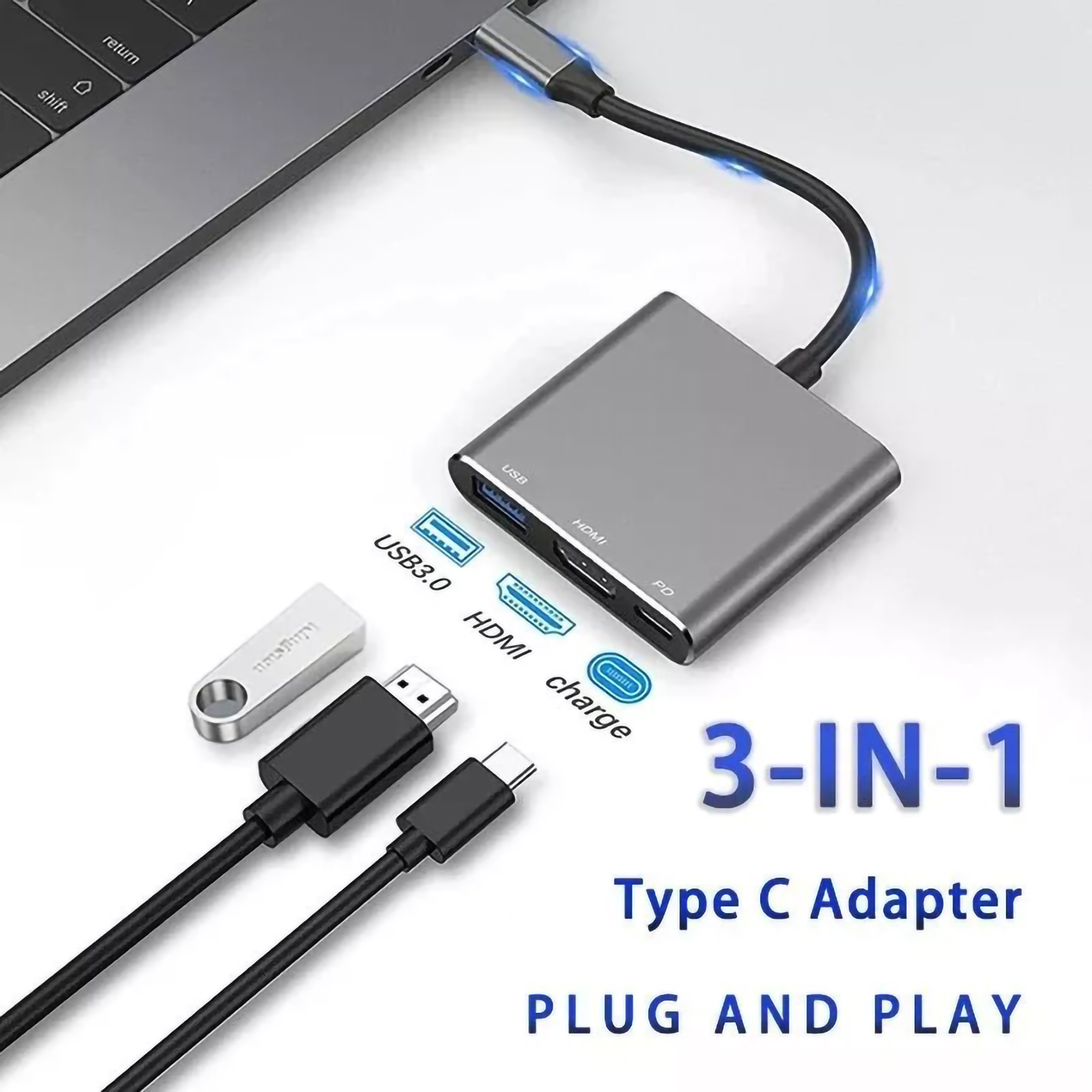  Jasoz Kabel Converter 3 IN 1