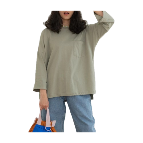 ANSSY Rumi Oversize Pocket Tshirt 