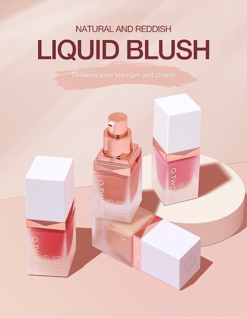 O.TWO.O Velvet Liquid Blush 03 Rose Bengal