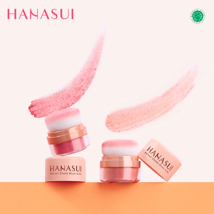 Eka Jaya Internasional Hanasui Perfect Cheek Blush & Go Powder Peach