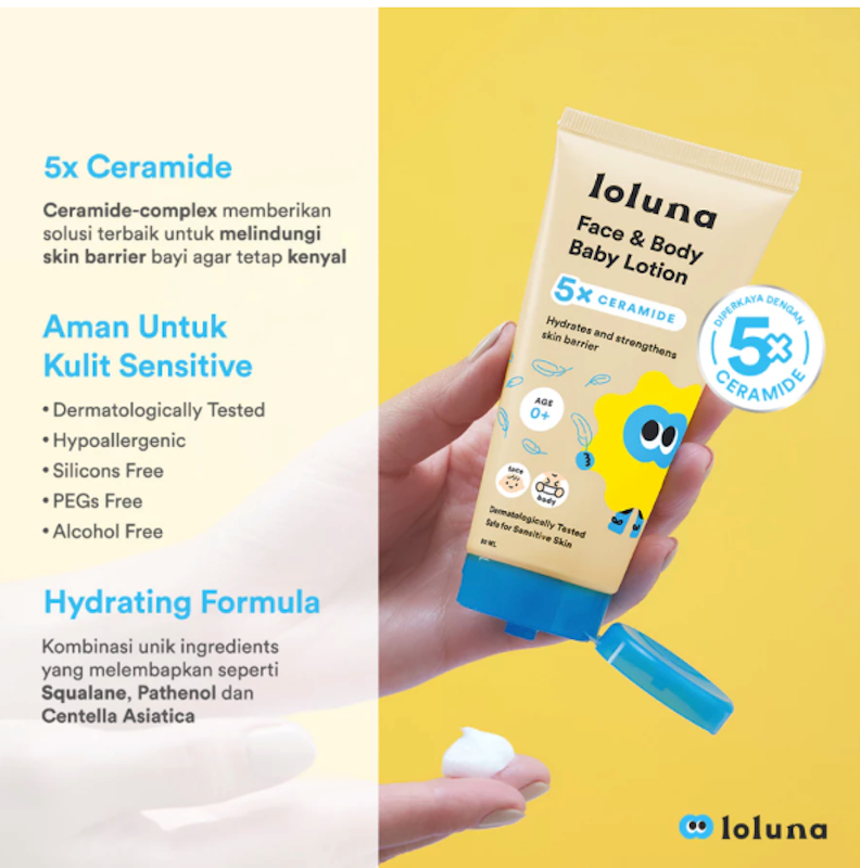 Loluna Face & Body Baby Lotion 3