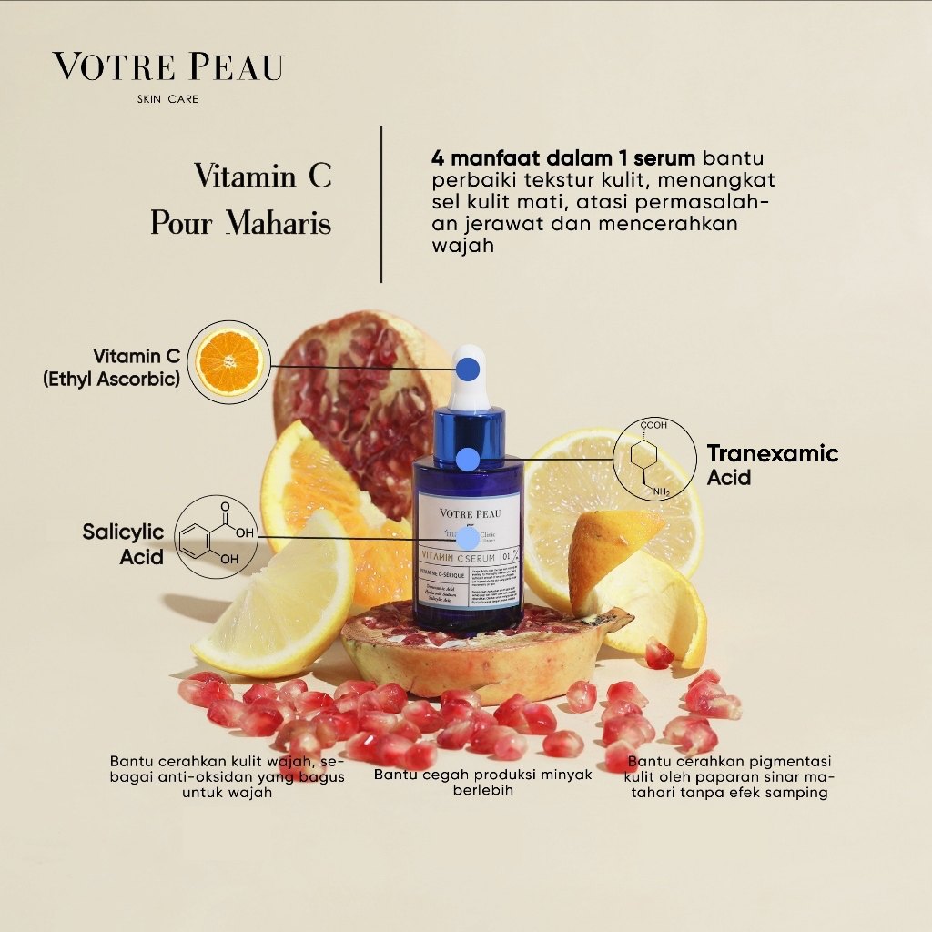 Jaya Ernando Karya Votre Peau Vitamin C Serum Pour Maharis Clinic