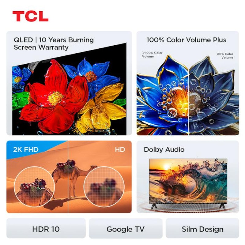 TCL QLED FHD TV 43 Inch 4