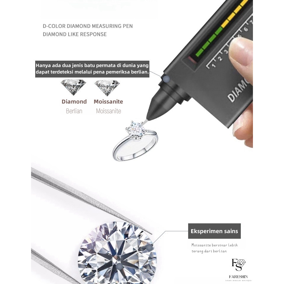  Fareshin Starry Dream 0.3 Carat Moissanite Ring