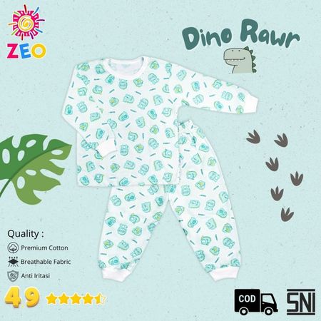 Zeo Baby Kids Piyama Lengan Panjang  3