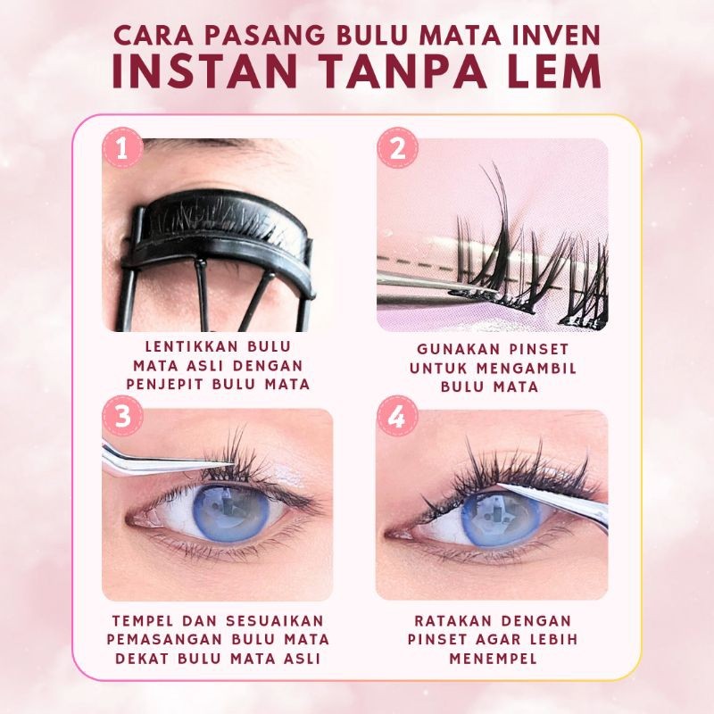 INVEN INVEN Premium Eyelash Natural Wispy Look H002