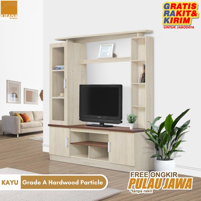 Kirana Furniture KIRANA Brooklyn Lemari TV Kayu Minimalis
